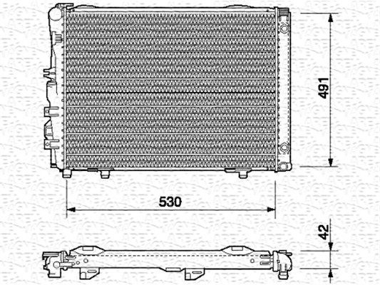 MAGNETI MARELLI Radiators, Motora dzesēšanas sistēma 350213541000